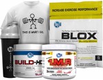 1.M.R All Pro Workout Stack Incl 5 Serves BLOX & Build-HD, T-Shirt and Shaker: $28.85 + $11.29