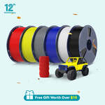Sunlu 3D Printer Filaments: PLA/PETG/ABS/PLA+2.0 in Various Colours from A$15.21 Per Roll Delivered @ SUNLU