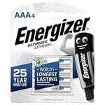 Energizer Ultimate AAA Lithium 4-Pack Batteries $7.50 ($6.75 S&S) + Delivery ($0 with Prime/ $59 Spend) @ Amazon AU