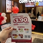 [VIC] First Two Drinks $3.90 Each (App Required) @ Cotti Coffee (Southern Cross Station, Melbourne)