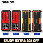 Gooloo Portable Car Jump Starter Battery GT3000 $103.99, GT4000 $143.99, Jumpstarter + Pump A3 $87.99 Delivered @ Gooloo eBay AU