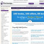 100 Books on Sale, 1 Every 15 Minutes for 25h from 21 Feb at The BookDepository.co.uk