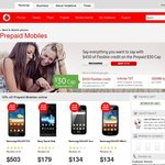 Vodafone Prepaid Online - Samsung Galaxy Ace $134 Free Delivery