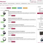 Pioneer HDJ-1500 Headphones Black/Silver $124 (RRP $249) + Free Shipping
