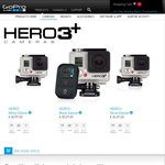 NEW GoPro Hero 3+ Black or Silver Edition, 25% off