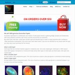 55% OFF Australian Opals + Free Shipping on Orders over $50 @ Australian Opal Board