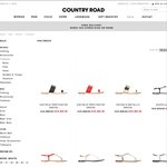 Country Road: New Markdowns on Womens Sandals from $14.96 + Delivery