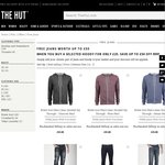 TheHut Free Jeans with Hoodie Purchase for £25 (~AU$50 with £0.99 Postage)