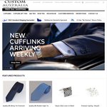 TODAY ONLY - Men's Cufflinks Fr $10.50 DELIVERED, 20-30% off SITEWIDE @CustomAustralia