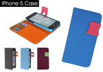 PU Leather Case with Card Slot and Hang Rope (Random Design) for iPhone 5 $4 Delivered @ Ozstock