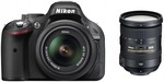 Nikon D5200 Twin Lens Kit $698, Nikon D3200 SLR with 18-55mm VRII Single Lens Kit $346 @ HN