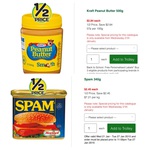 1/2 Price Kraft Peanut Butter 500g $2.84, Spam Classic 340g $2.45 @ Woolworths