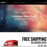 Subscribe and Get 10% off Your First Order @ GHIFTE