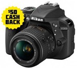 Nikon D3300 DSLR Body + Nikkor 18-55mm VR II Lens $428 after $50 Cashback @DSE