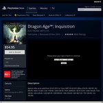 PSN Deal of the Week - Dragon Age: Inquisition $55 (PS4) - Deluxe Edition $63