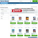 All PS Vita Games $14 - Harvey Norman