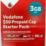 50% Discount on Vodafone $50 Prepaid Cap Starter Pack @ Woolworths