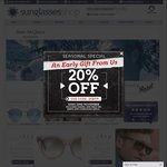 20% off - an Early Gift from Sunglasses Shop