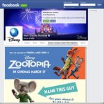 Instant Win 1 of 100 Double Passes to Zootopia - Req. Facebook