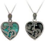 925 Sterling Silver Heart Necklace - AU $19.49 Shipped (Was AU $90.99) @ Dealux Store