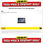 JB Hi-Fi $400 off a Dell Inspiron 15.6" Gaming Laptop $1498 (RRP $1898)