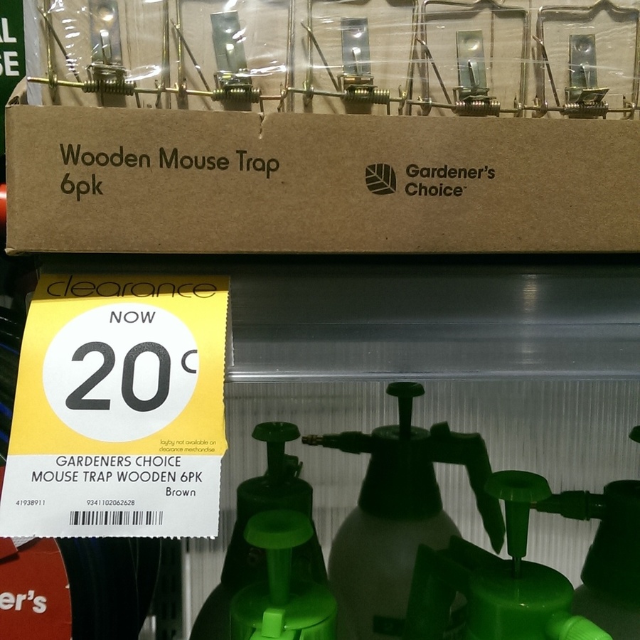 Wooden Mouse Trap - 2 Pack - Bunnings Australia