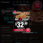 40% off All Orders Nationally (Excludes Value Pizzas) @ Domino's