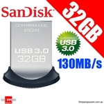 SanDisk 32GB Ultra Fit USB 3.0 Flash Drive $9.95 (+ $1.95 Shipping) @ Shopping Square