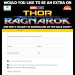 Be an Extra on Thor: Ragnarok (+ Trip for 4 to Gold Coast) - Today Show