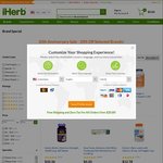 iHerb 20th Anniversary Sale - 10% off Selected Brands