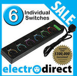 6 Way Power Board w/ Individual Switches $20.95 Shipped ($17.95 Pick up Dandenong VIC) @ Electrodirectbuy eBay