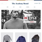 The Academy Brand 25% off as Part of GQ Online Shopping Night