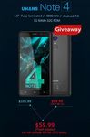 Win a UHANS Note 4 SmartPhone from UHANS Mobile (FB, YT)
