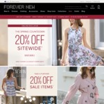 20% off Sitewide (Online Only) @ Forever New 