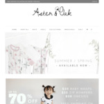Aster & Oak Organic - up to 70% off Site Wide for BFCM