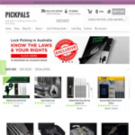 Free Lockpicking Laws eBook, Intro Set $12 (Normally $25), Intro & Padlock Bundle $25 (Normally $50) Shipped @ PickPals