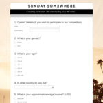 Win 1 of 5 US$300 Vouchers for and from Sunday Somewhere (Sunglasses)