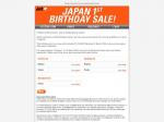 Jetstar Japan 1st Birthday Sale - to Nagoya/Osaka from $299