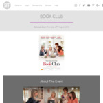[VIC/WA/QLD/ACT/NSW/SA] Free Tickets to Preview Screenings of "Book Club" with Showfilmfirst (Membership Req'd)