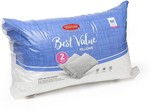 Tontine Medium Profile Pillows 2 Pack - $6 in-store or + $8.95 Delivery (Free Shipping on Orders over $100) @ Lincraft