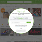 15% off Sitewide (Maximum Discount $30) - New Customers Only - e.g. amaysim 4x Recharge $8.46 @ Groupon