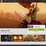 [PC] DRM-Free - Tooth+Tail $4.95 AUD, World to The West $5.49 AUD, Planescape Torment EnhEd $4.95 AUD +Many Others @ GOG