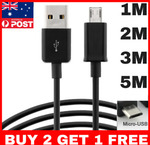 3x Micro USB Cable 1M Mini Data Charging Samsung LG Sony HTC Huawei S7 S6 $0 Delivered @ 1fullycharged3 eBay