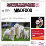Win Tickets to the Melbourne Dog Lovers Show Worth $70 from MiNDFOOD