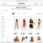 50% off Sitewide @ Boohoo