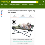Win 1 of 3 Collapsible Dog Beds with Fleecy Mat Worth $120 from Outdoor Connection