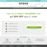 30% off Sitewide + Free Shipping All Orders @ Crocs