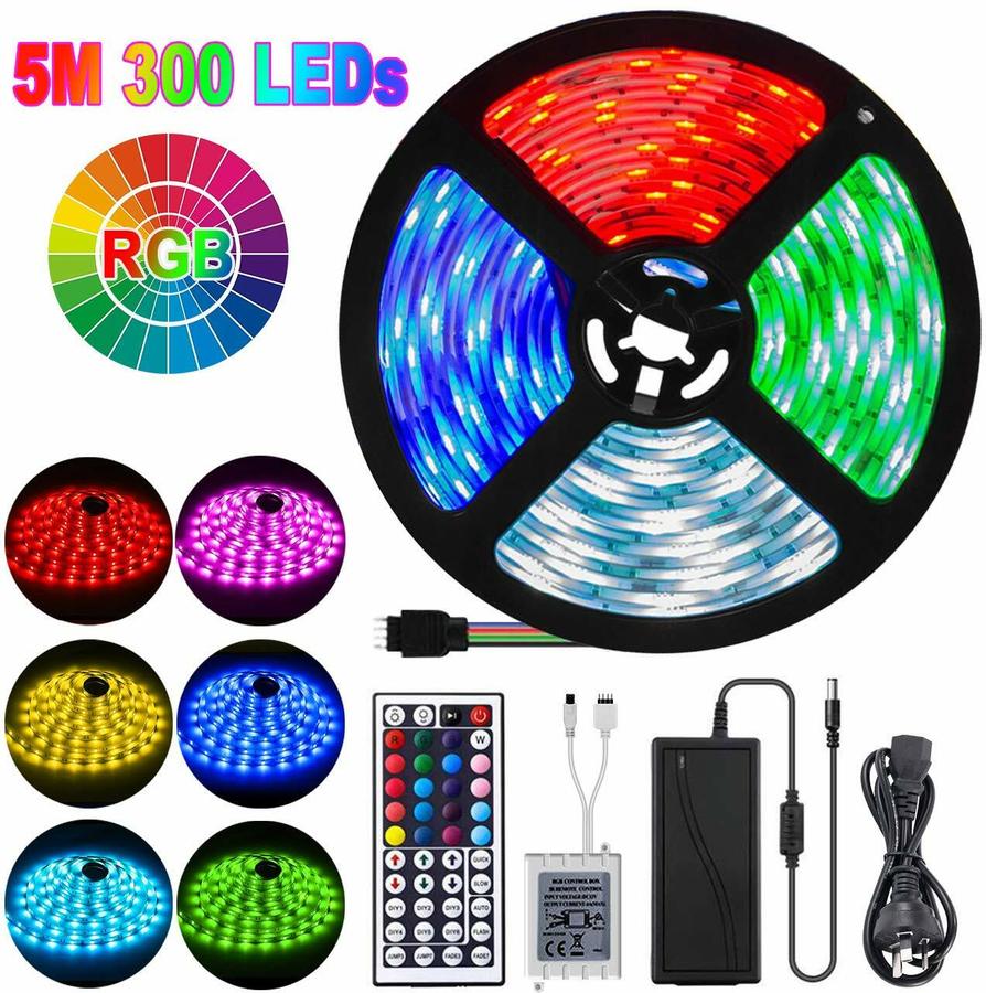 Led Strip Lights 16 4ft Rgb Light Tape With 300 Beads 33 99 Delivery 0 Prime 39 Spend Au Ozbargain Led Strip Lights 16 4ft Rgb Light, Led Strip Lights Kmart