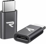 RAMPOW [2-Pack] USB Type C to Micro USB Adapters AU $4.40 + Delivery ($0 with Prime/ $39 Spend) @ RAMPOWDIRECT Amazon AU