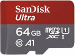 SanDisk Ultra 64GB Micro SDXC Memory Card with Adapter $13 + Delivery ($0 with Prime/ $39 Spend) @ Amazon AU